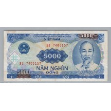 VIET NAM 1991 BILLETE DE 5000 DONG